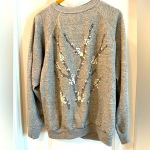 VINTAGE 80s - Cat Sweater